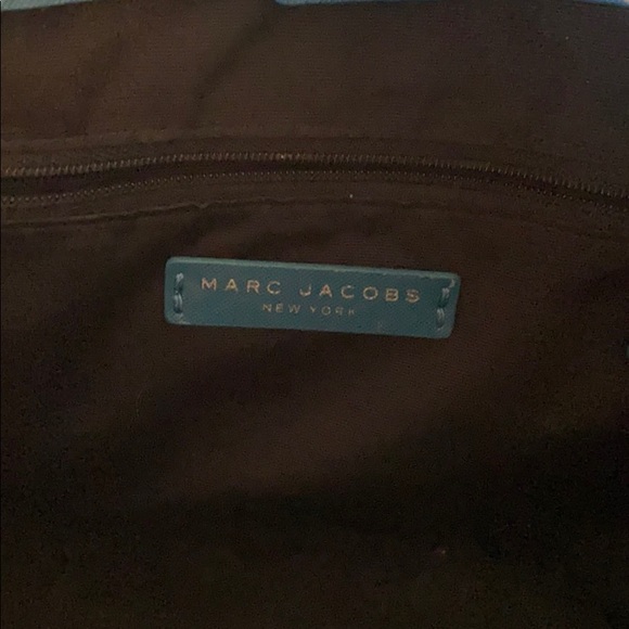 Marc Jacobs Blue Leather Purse/Tote - Picture 7 of 8